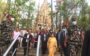 राष्ट्रपति भण्डारीले गरिन कांक्रेविहारको अवलोकन