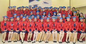 एयर होस्टेस विधामा ५५ जना दीक्षित