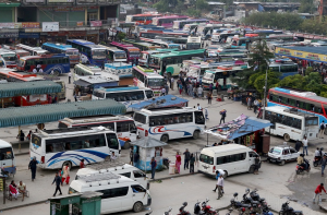 नयाँबसपार्कमा जथाभावी यात्रुलाई दुःख दिने ४६ जना पक्राउ
