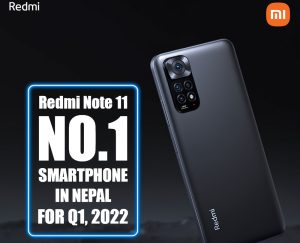 नेपाली बजारमा नम्बर १ स्मार्ट फोन बन्दै रेड्मी नोट ११