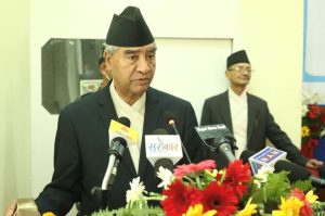 देउवाले त्याग्नुभयो सभापति पद, खड्का कार्यवाहक