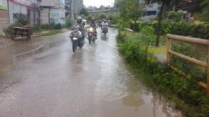 ढल फुटेर जलमग्न बन्यो धोबीखोला कोरिडोर