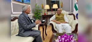 बाबुरामले भेटे भारतका रक्षामन्त्री