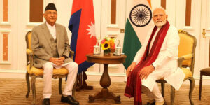 प्रधानमन्त्री ओली र मोदीबीच बैंककमा भेटवार्ता