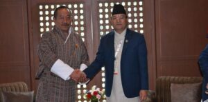 वनमन्त्री शाही र भुटानका ऊर्जामन्त्री छिरिङबीच भेटवार्ता