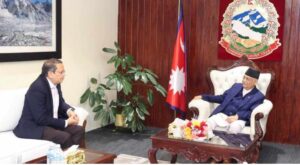 भाजपा नेताले भेटे प्रधानमन्त्री