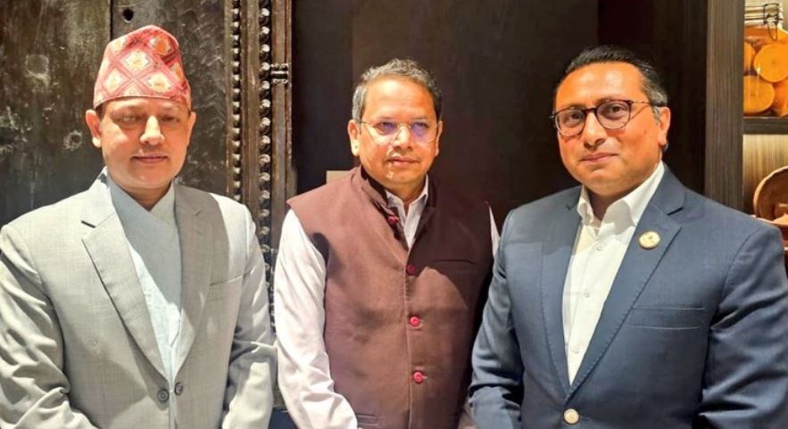 रास्वपा उपसभापति वाग्ले र भाजपा विदेश विभाग प्रमुखबीच भेट