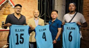 बास्केटबल टोलीलाई युवा संघले दियो जर्सी