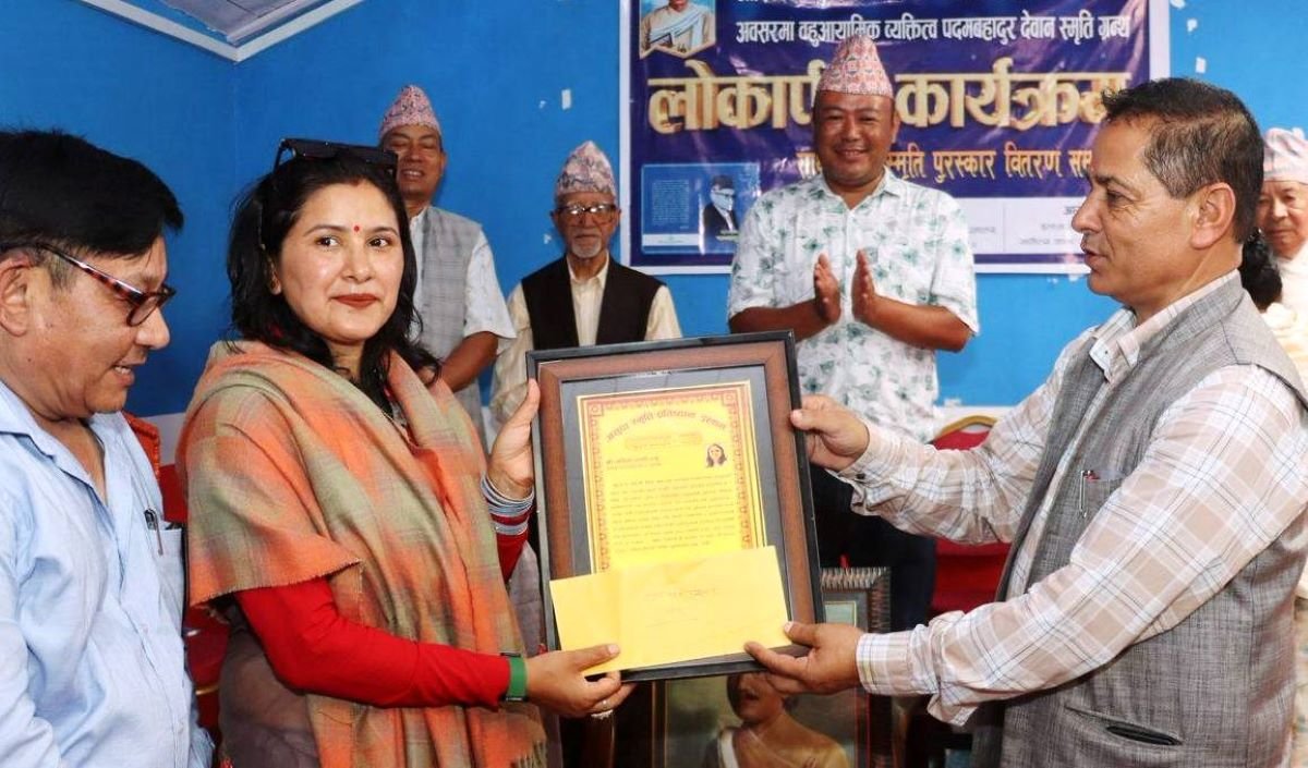 पाण्डेलाई ‘जसुदा स्मृति पुरस्कार’