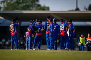 चौथो खेलमा नेपालको पहिलो जित, नन्दनको ५ विकेट