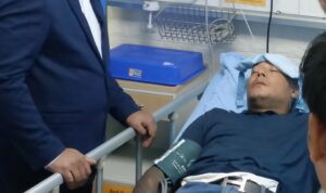 लिङ्देन पक्षधर युवाबाट कुटिएका रिद्दीप्रताप राणा ह्याम्स अस्पतालको इमर्जेन्सीमा भर्ना