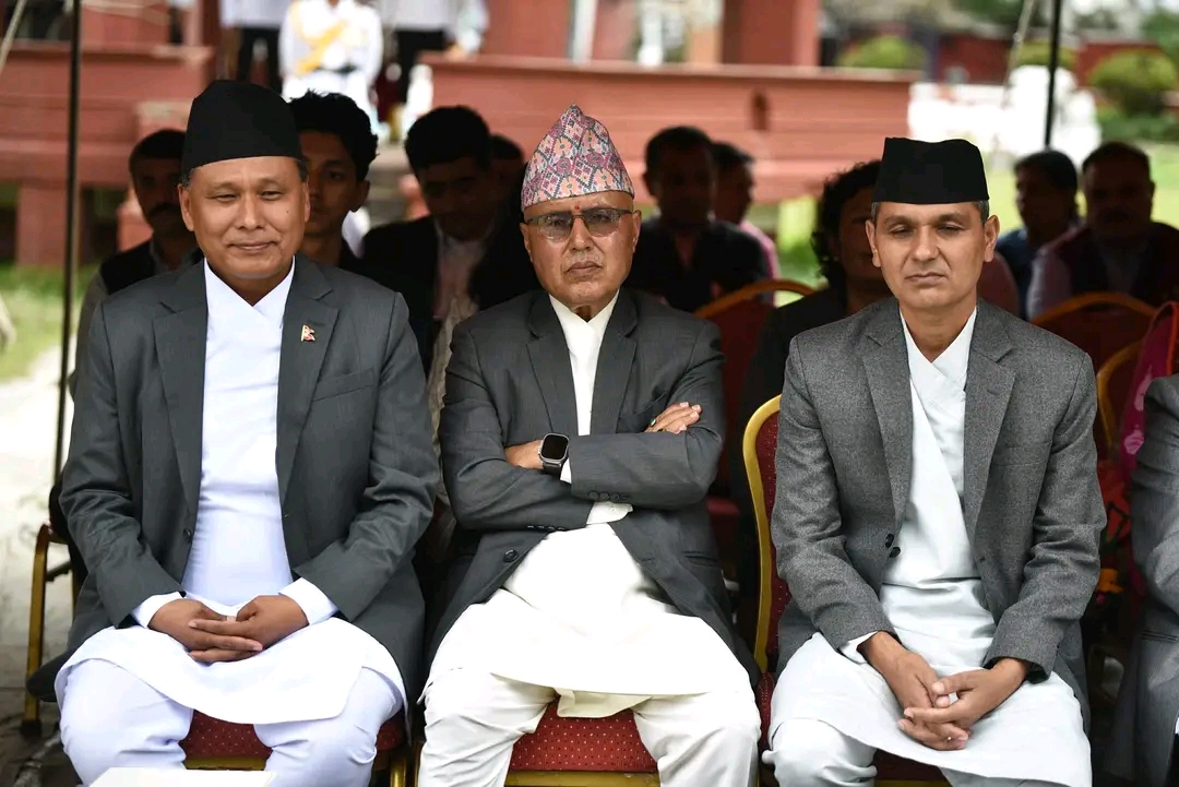 तीन मन्त्रीले लिए शपथ