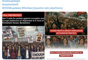 ‘जेन जी आन्दोलनामा ३४ प्रतिशत फेक अकाउण्ट’