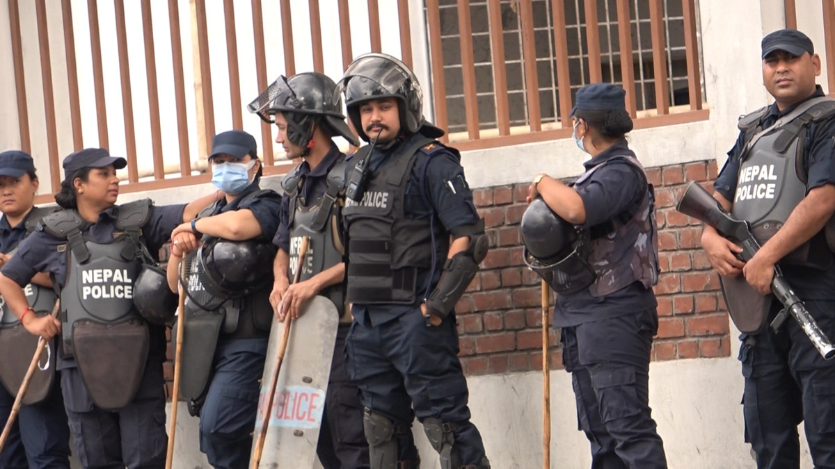 जेन–जीको गतिविधि बढ्न थालेपछि  काठमाडौंको सुरक्षा कडा