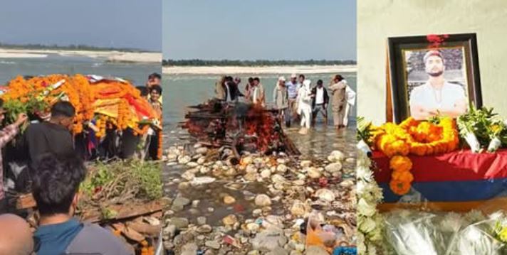 विपिन जोशीको महाकाली नदीमा अन्त्येष्टि