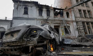 युक्रेनी राजधानीमा रुसी आक्रमणः १ जनाको मृत्यु, १० घाइते