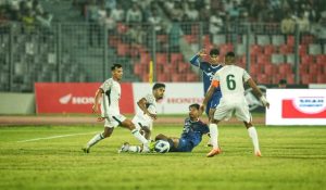 बंगलादेशसँग बराबरीमा रोकियो नेपाल