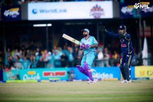 करणको बिष्फोटिङ ब्याटिङमा काठमाडौंले लुम्बिनीलाई दियो १५८ रनको लक्ष्य