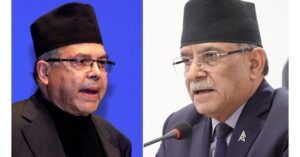 प्रचण्ड र झलनाथबीच भेटवार्ता