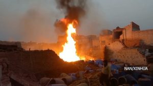 गोरखाको रिपुम गुम्बामा आगलागी