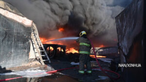 कुवेतमा कारखानामा लागेको आगो निभ्यो