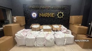 टर्कीएद्वारा २० लाख लागुऔषध चक्की जफत