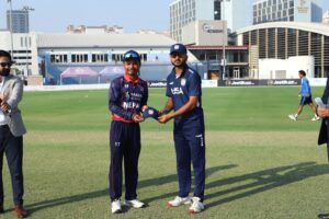 दीपेन्द्रको अर्धशतकमा अमेरिकामाथि २७२ रनको लक्ष्य प्रस्तुत *