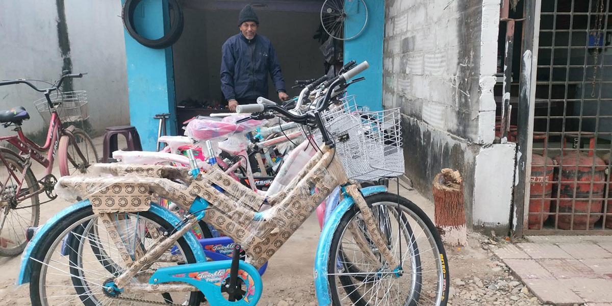 साइकल चढनेहरू दिनप्रतिदिन घट्दै