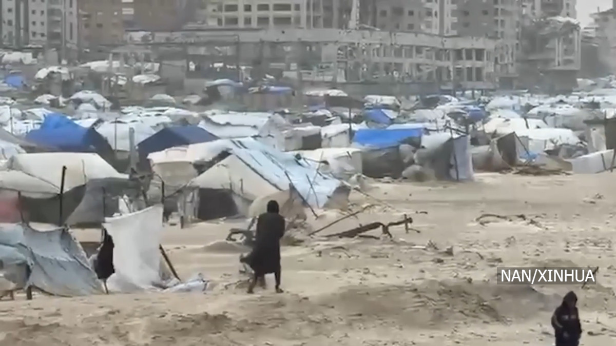 गाजा र जेरुसेलममा भारी वर्षा र बाढीका कारण पाँच जनाको मृत्यु