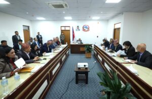 प्रधानमन्त्री कार्की र दुर्गा प्रसाईंबीच भेटवार्ता