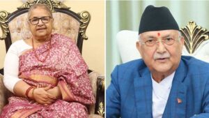 प्रधानमन्त्री र ओलीबीच ३ घण्टा एक्लाएक्लै भेटवार्ता, के भयो कुराकानी?