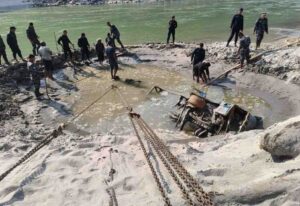 सिमलताल बस दुर्घटनाः त्रिशूलीमा अवशेष निकाल्ने काम पाँचौँ दिनसम्म जारी