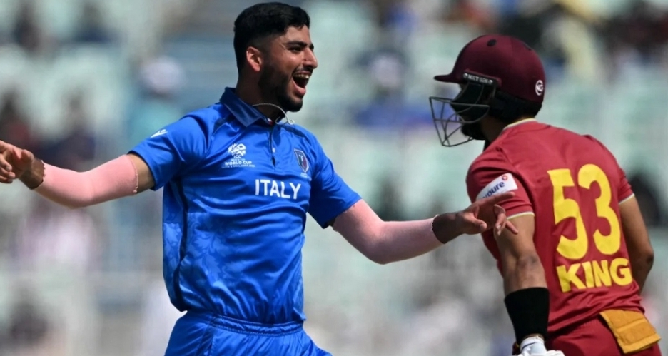 टी २० विश्वकप : वेष्ट इन्डिजसँग हार्यो इटाली