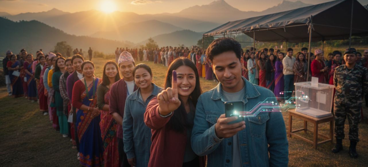 निर्वाचनका लागि मतदाताहरु उत्साही