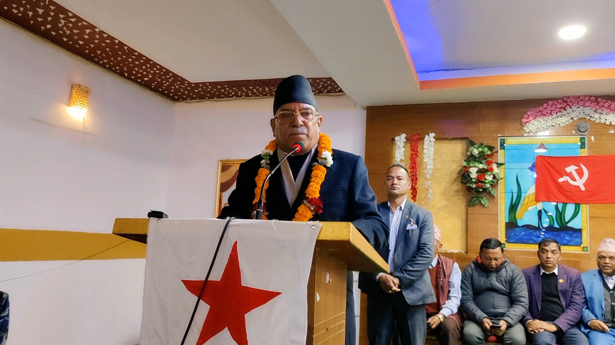 विपक्षहरुले नै नेकपाले निर्वाचनमा सोचेभन्दा राम्रो नतिजा ल्याउँछ भन्न थालेः पुष्पकमल दाहाल