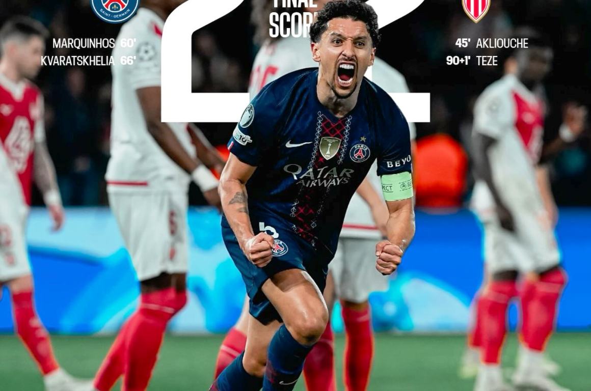 १० खेलाडीमा सीमित मोनाकोसँग पिएसजी बराबरीमा रोकियो