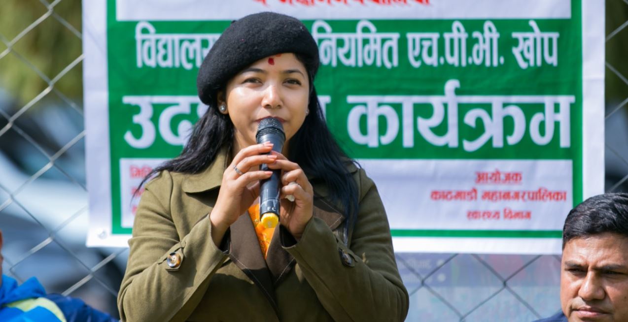 विद्यालय केन्द्रित एचपीभी खोपबाट लाभ लिनुहोस्ः सुनिता डंगोल