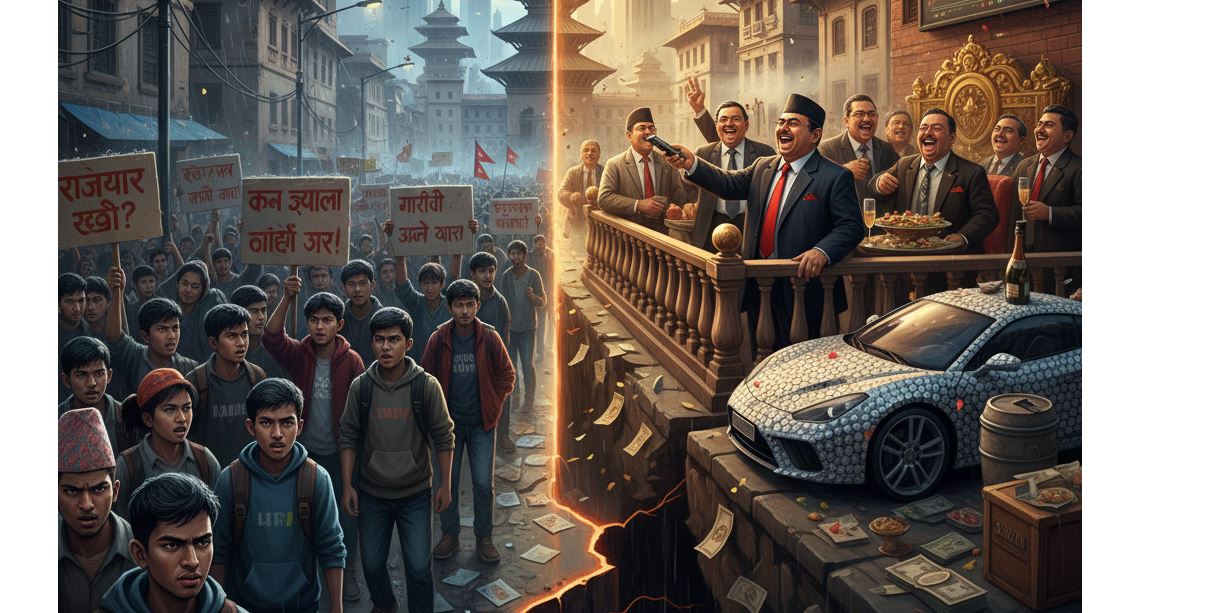 जेन–जी आन्दालनले धनी र गरिवबीचको आम्दानीको वितरणमा ठूलो खाडल