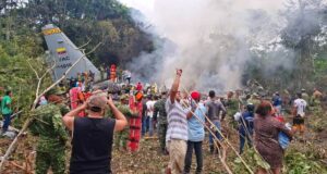 कोलम्बियामा सैन्य विमान दुर्घटना, ६६ जनाको मृत्यु
