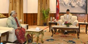 राष्ट्रपतिलाई प्रधानमन्त्रीको निर्वाचनसम्बन्धी ब्रिफिङ