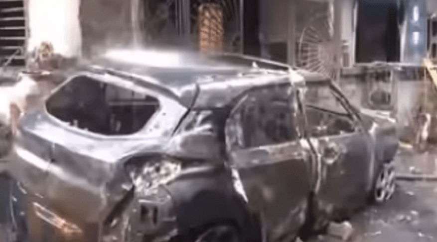 विद्युतीय कारबाट फैलिएको आगोले ७ जनाको मृत्यु