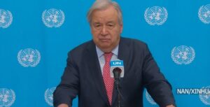 इरानविरुद्धको युद्ध अन्त्य गर्न अमेरिका र इजरायललाई राष्ट्र संघका प्रमुखको आग्रह