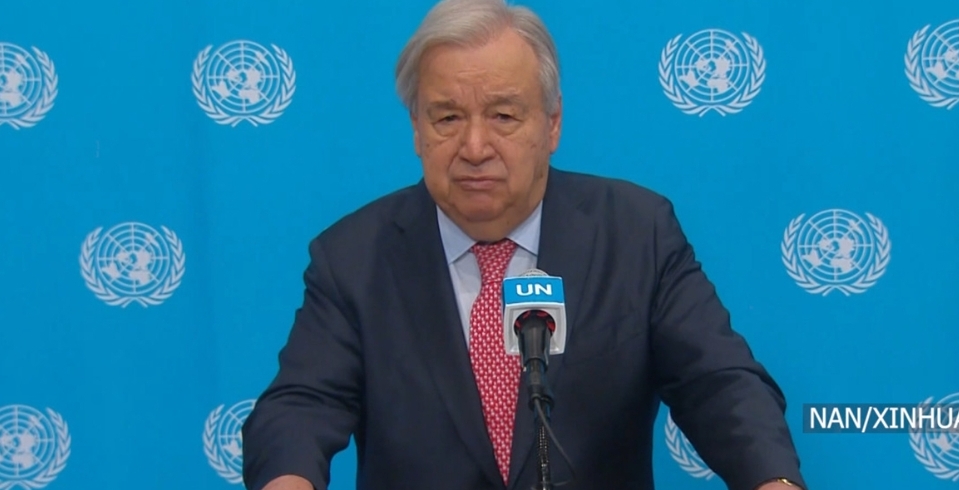 इरानविरुद्धको युद्ध अन्त्य गर्न अमेरिका र इजरायललाई राष्ट्र संघका प्रमुखको आग्रह