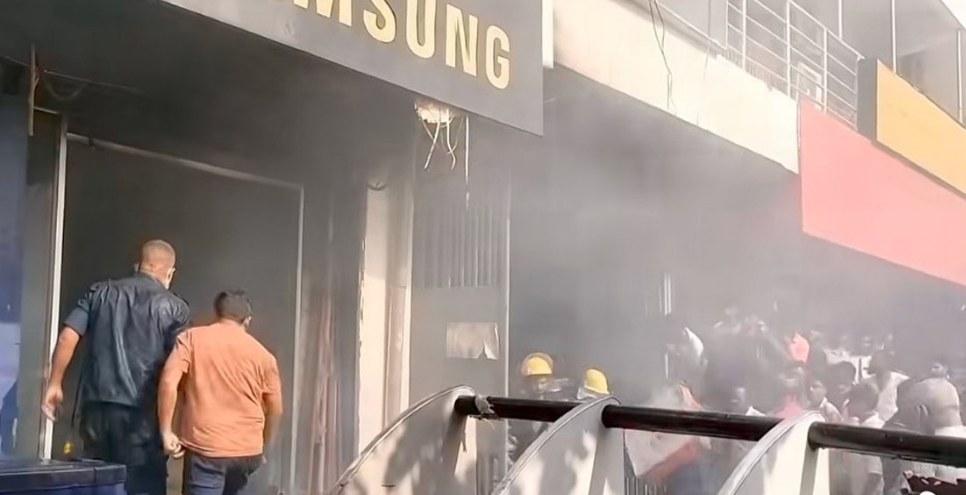 इलेक्ट्रिोनिक्स पसलमा आगलागी हुँदा तीन करोडभन्दा बढीको क्षति