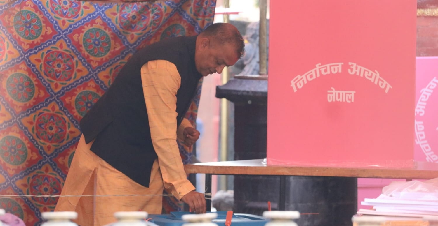 सर्लाही ४ का उम्मेदवार गगनले काठमाडौँबाट मतदान