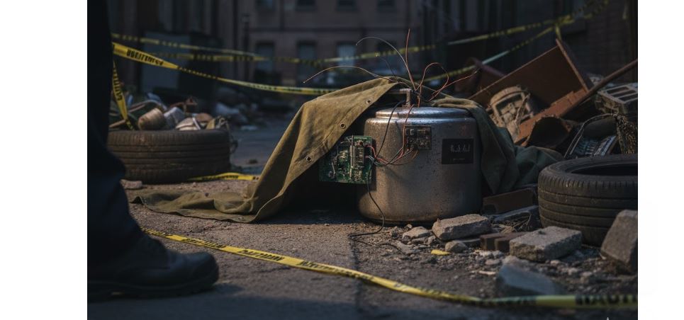 चपलीमा शंकास्पद अवस्थामा भेटियो प्रेसर कुकर