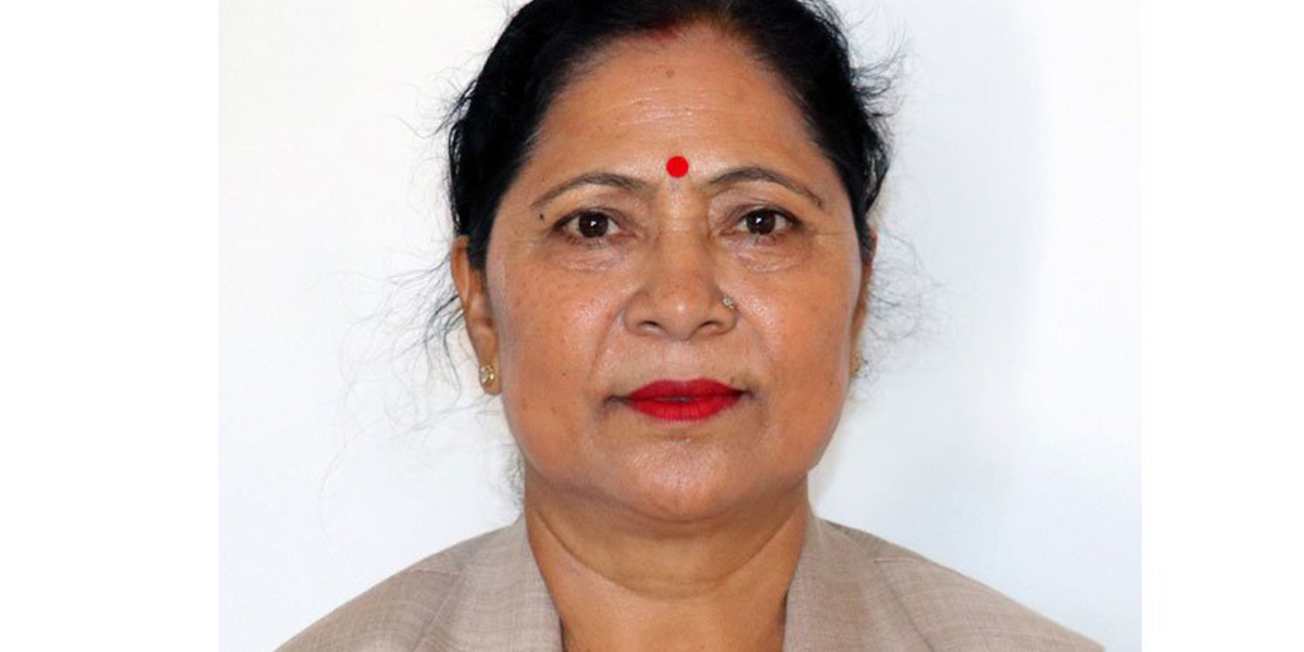 लुम्बिनी प्रदेशकी सांसद रेखा शर्मा पक्राउ