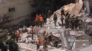 इजरायलको हाइफामा मिसाइल आक्रमणपछि दुई शव फेला